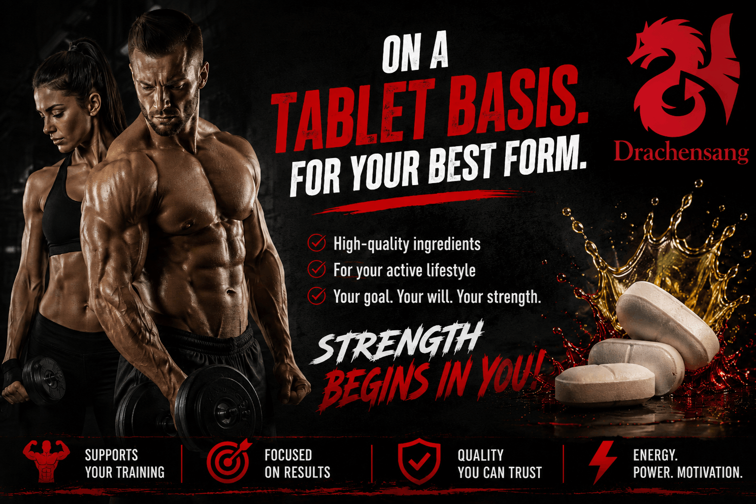 Drachensang High-End Tablets and Capsules Header Banner – Drachensang Gym USA