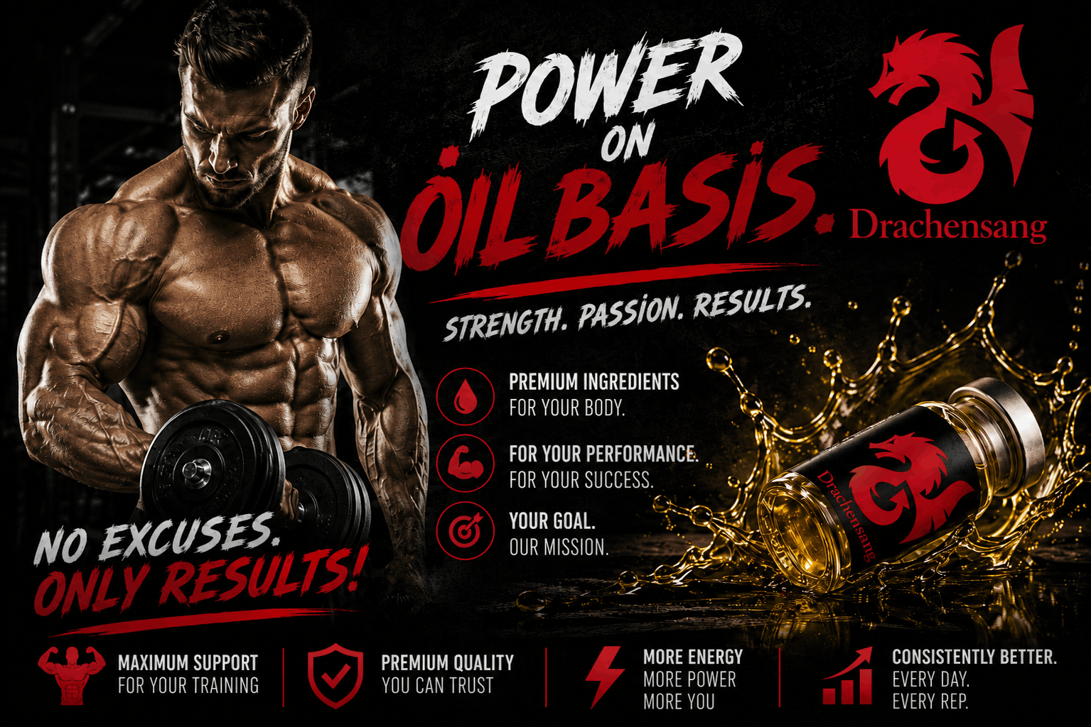 Drachensang Premium Oil-Based Formulas Header Banner – Drachensang Gym USA