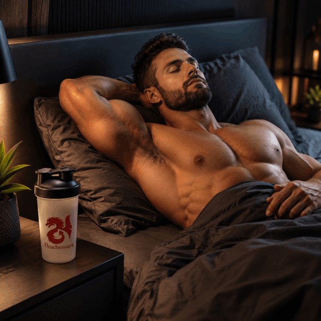 Optimal muscle recovery and regeneration categories icon on the Drachensang Academy homepage – Scientific rest strategies and protein synthesis research evaluation