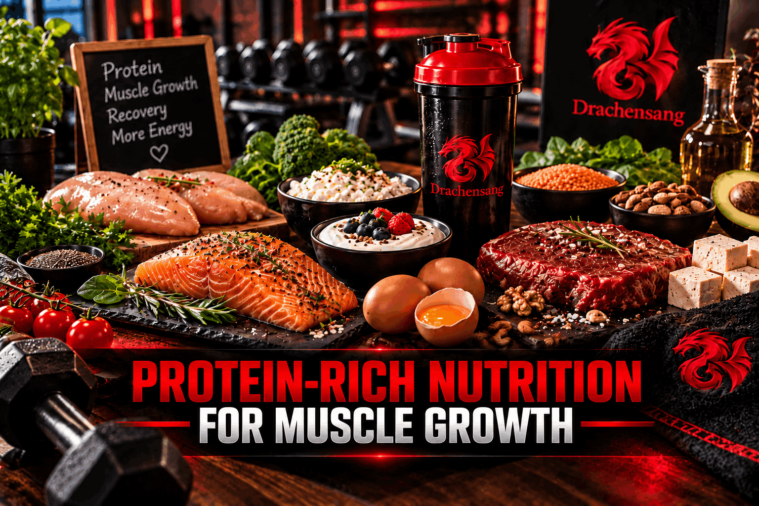 Protein-rich recipes for muscle growth and fitness – Drachensang Academy International